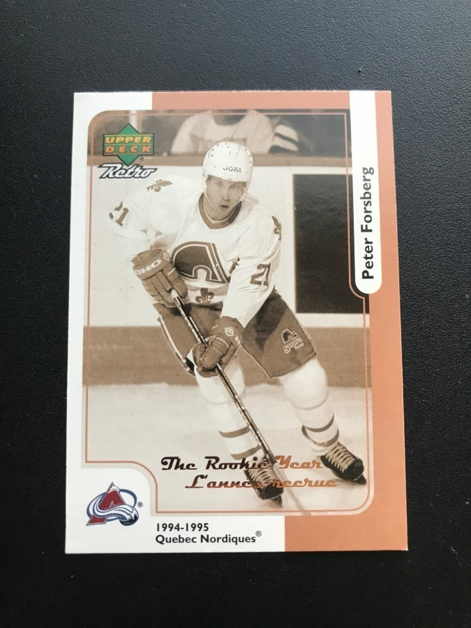 1999-00 Upper Deck McDonalds Retro Peter Forsberg #MCD-10R