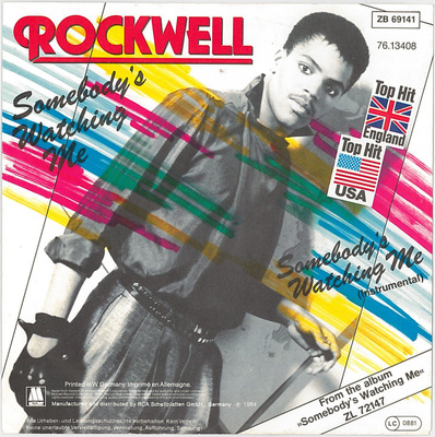 ROCKWELL: Somebody's Watching Me / …(Instrumental) 7"