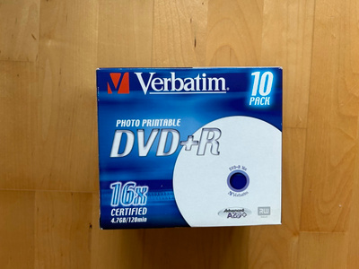 Verbatim Photo printable DVD+R ( 4,7 GB / 120 min ) 10 kpl