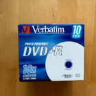 Verbatim Photo printable DVD+R ( 4,7 GB / 120 min ) 10 kpl - pikkukuva 1