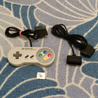 Huollettu SFC / SNES Alkuperäinen Ohjain + Jatkojohto 2 - pikkukuva 1