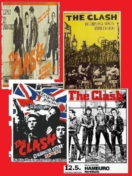 THE CLASH juliste 12kpl 21cm x 30cm #1