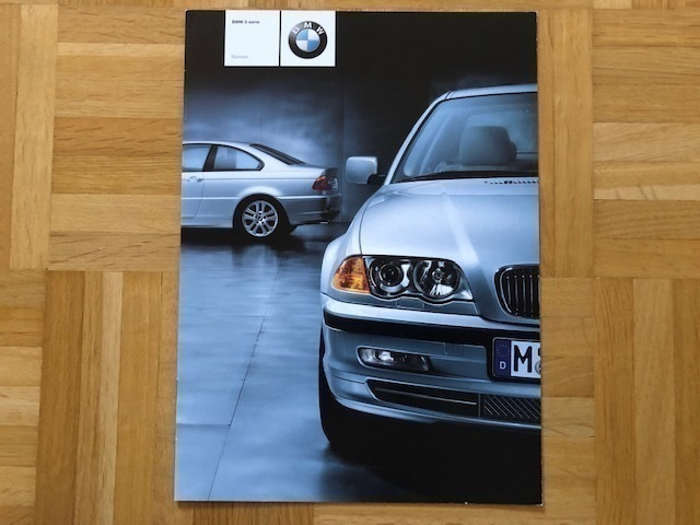 Esite BMW E46 3-sarja uudistukset, 2000
