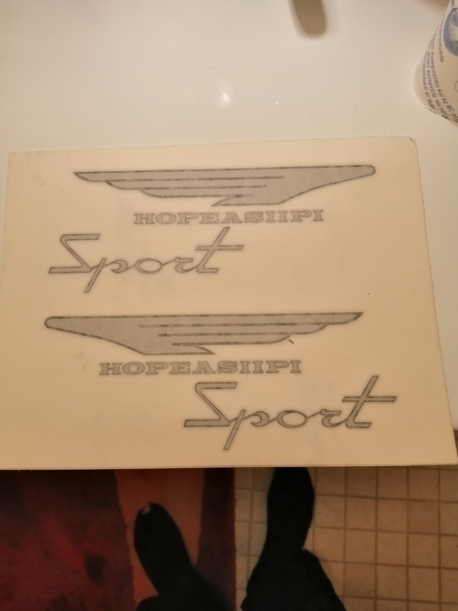 Hopeasiipi Sport tankintarrat