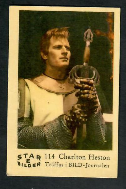 Keräilykuva - Charlton Heston Star E Bilder 114