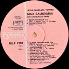 Arja Saijonmaa - Laula Kanssani Toveri LP - pikkukuva 1