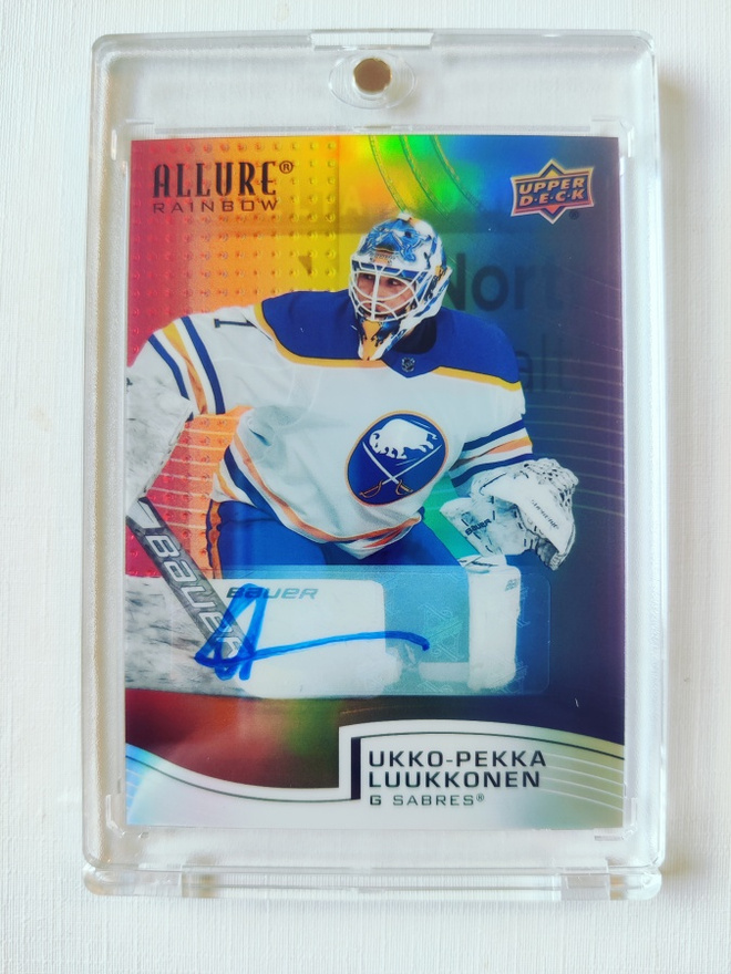 Ukko-Pekka Luukkonen - 21-22 UD Allure Full Rainbow Auto