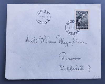 1947 FDC Pariisin rauhansopimus