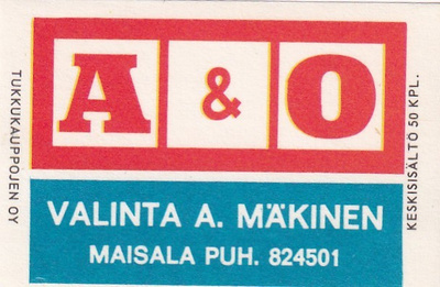 Maisala, Valinta A. Mäkinen , A & O,   2/10