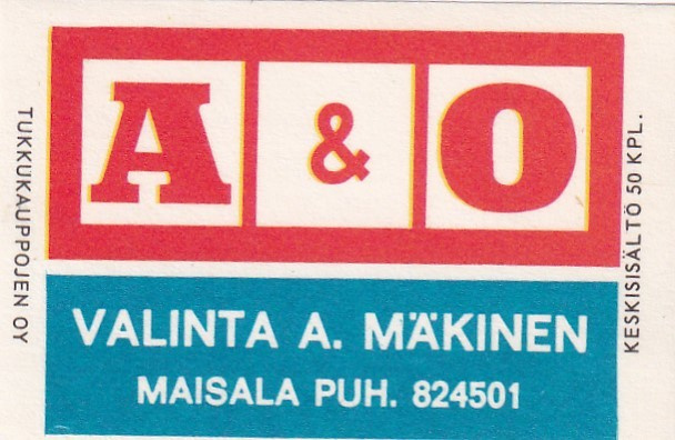 Maisala, Valinta A. Mäkinen , A & O,   2/10