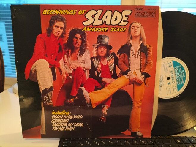 AMBROSE SLADE, Beginnings of, LP UK -75 NÄTTI & MEGA RARE !!