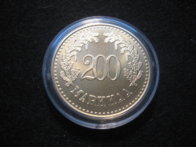 200 markkaa 1926 - kullattu replika