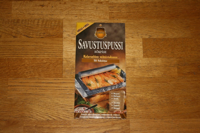 UUSI Savu savustuspussi kalaruokien valmistukseen grillissä