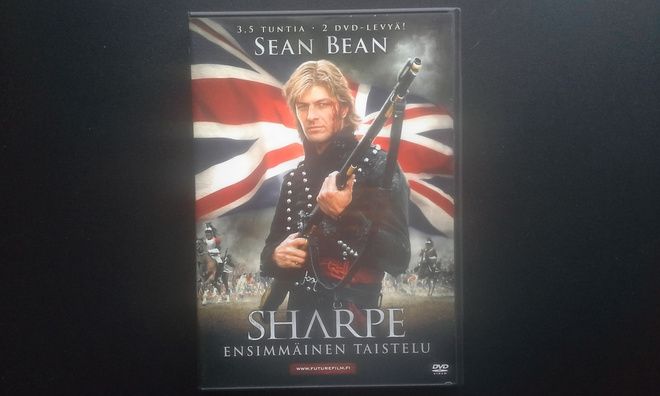 DVD: Sharpe - Ensimmäinen Taistelu 2xDVD (Sean Bean 1993)