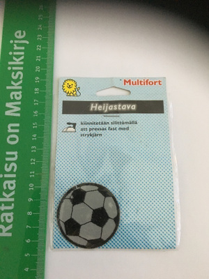 heijastava vaatemerkki jalkapallo silitettävä