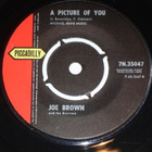 7" JOE BROWN - A Picture Of You - single 1962 rockabilly EX - pikkukuva 1