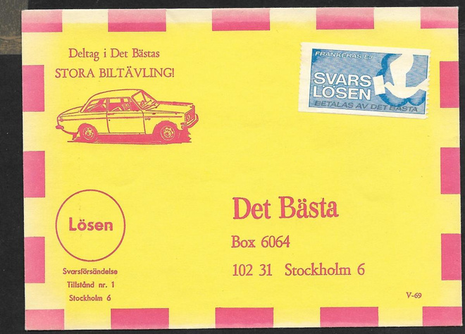 Ruotsi - Svarslösen merkki kuorella