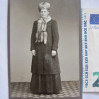 CDV Valokuva KOMEA Rouva UPEA Hattu Turkiskaulus Porvoo 1900 - pikkukuva 1