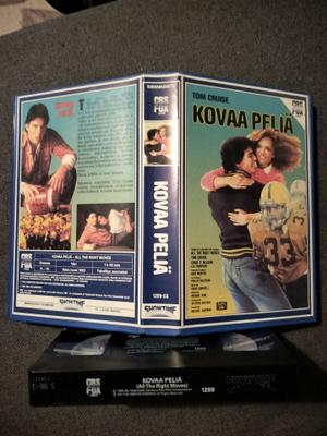 Kovaa peliä/All The Right Moves Tom Cruise Showtime VHS