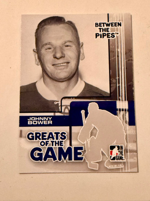 2007-08 Between The Pipes #82 Johnny Bower