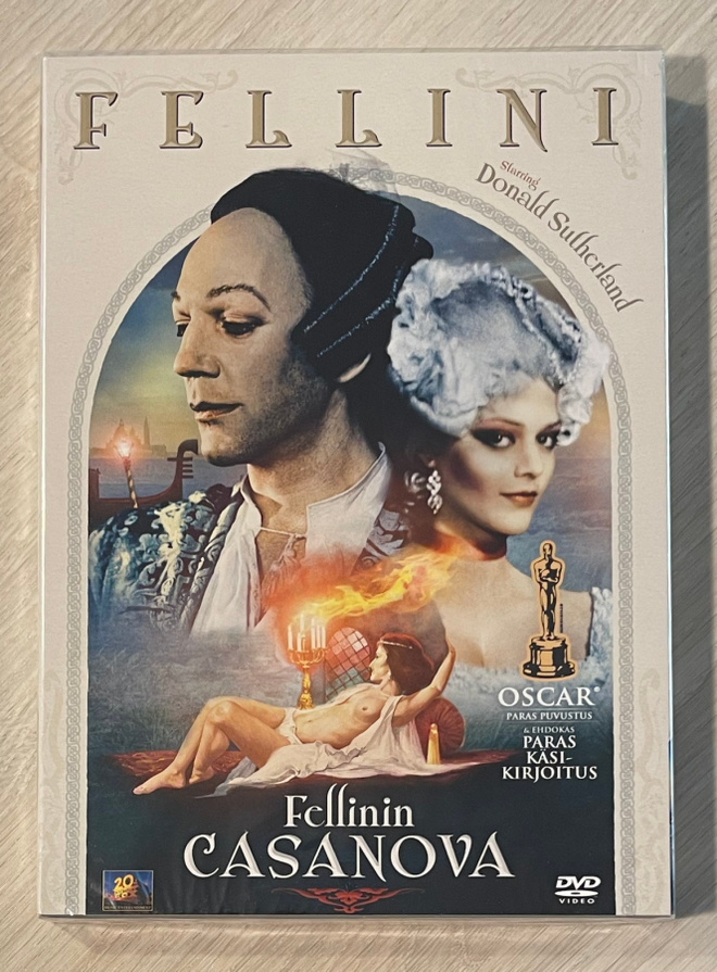 Fellinin Casanova (1976) Donald Sutherland (UUSI)