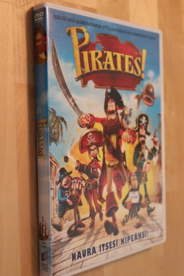 DVD Pirates ! animaatio ( Aardman 2012 suomiäänet/-tekstit)