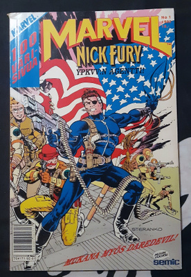 Marvel 1/1991 - Nick Fury - YPKVV:n agentti - 100 sivua