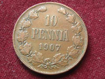 10 penniä 1907