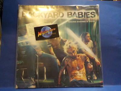 BACKYARD BABIES - MAKING ENEMIES IS GOOD M-/VG+ EU 2001 LP