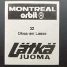 1980 Mallasjuoma #32 Lasse Oksanen Ilves - pikkukuva 2