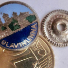 VANHA Ruuvimerkki Olavinlinna Savonlinna Vaaleansininen Taiv - pikkukuva 1