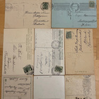 9 VANHAA Uudenvuodenkorttia 1900-l – Kohopainetut - pikkukuva 2
