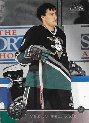 1996-97 LEAF #52 Teemu Selänne Anaheim Mighty Ducks