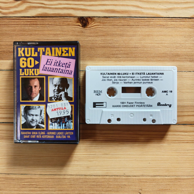 Kultainen 60-luku: Ei Itketä Lauantaina c-kasetti