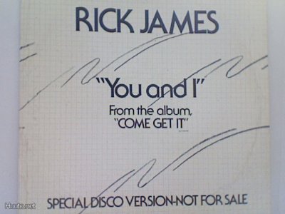 RICK JAMES :: " YOU AND I " :: SPECIAL DISCO VERSION ! PROMO