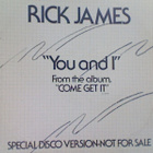 RICK JAMES :: " YOU AND I " :: SPECIAL DISCO VERSION ! PROMO - pikkukuva 1