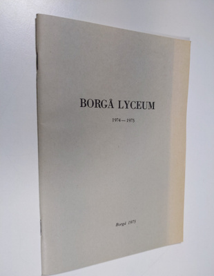borgå lyceum 1974-1975 : Årsberättelse