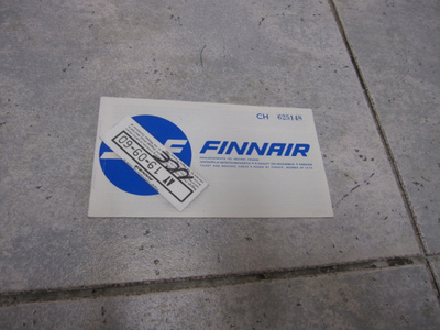 FINNAIR LENTOLIPPU V 1975