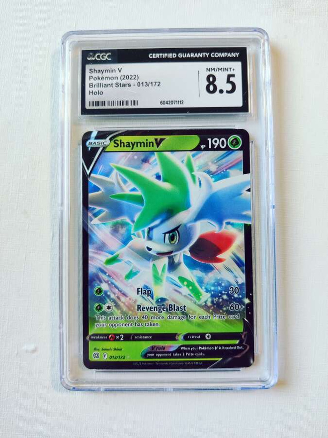 Shaymin V Brilliant Stars 013/172 CGC 8.5