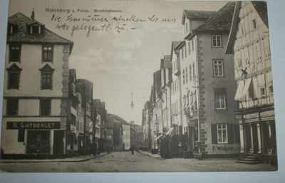 Rotenburg a. Fulda, Breitenstrasse, vanha mv pk, p. 1916