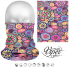 Viper Fashion 9in1 Mikrokuitukangas Putkihuivi, retro *UUSI* - pikkukuva 2