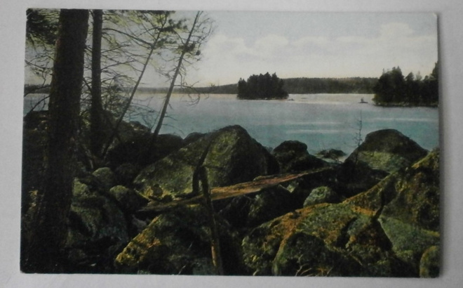 Padasjoki, Päijänteen rantaa, väripk, p. 1922