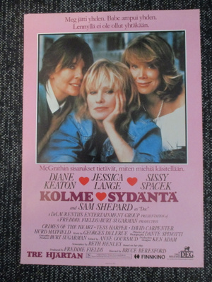 Kolme sydäntä (1986) - vanha elokuvajuliste