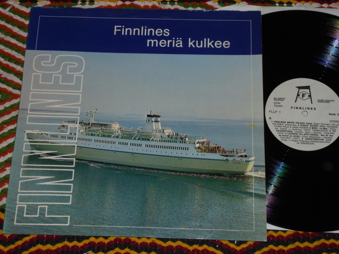Finnlines Meriä Kulkee  - LP 1975 mainoslevy EX
