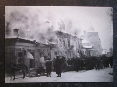 KULKEMATON KUOPIO TULIPALO UNGERNIN TALOSSA 1907