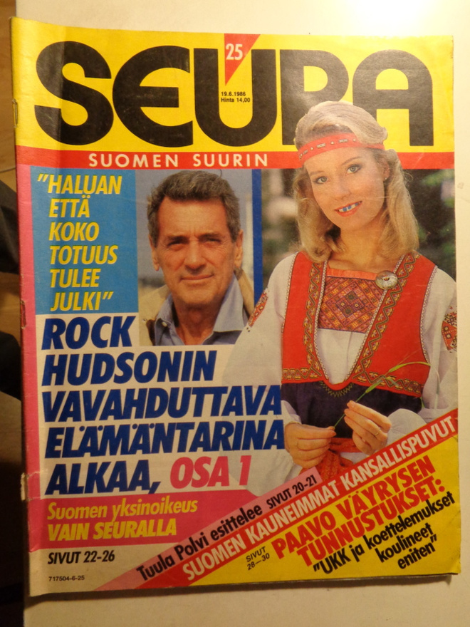 Seura lehti Nro 25/1986 (27.10)