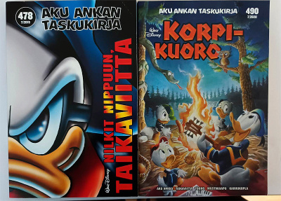 Aku Ankan Taskukirjat 478 ja 490