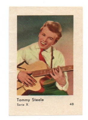 Purkkakuva Hellas Serie X n:o 48 TOMMY STEELE