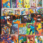 Batman, Spider-man, X-men ym 115 kpl keräilykorttia 90-luku - pikkukuva 2