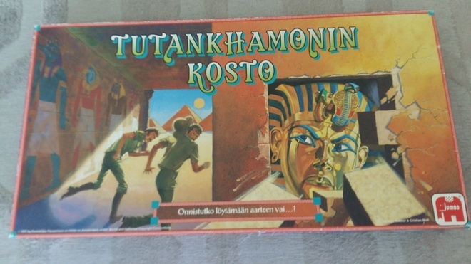 Tutankhamonin Kosto - lautapeli, vajaa, varaosiksi